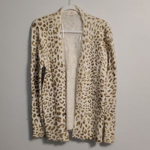 EUC Animal Print Cardigan